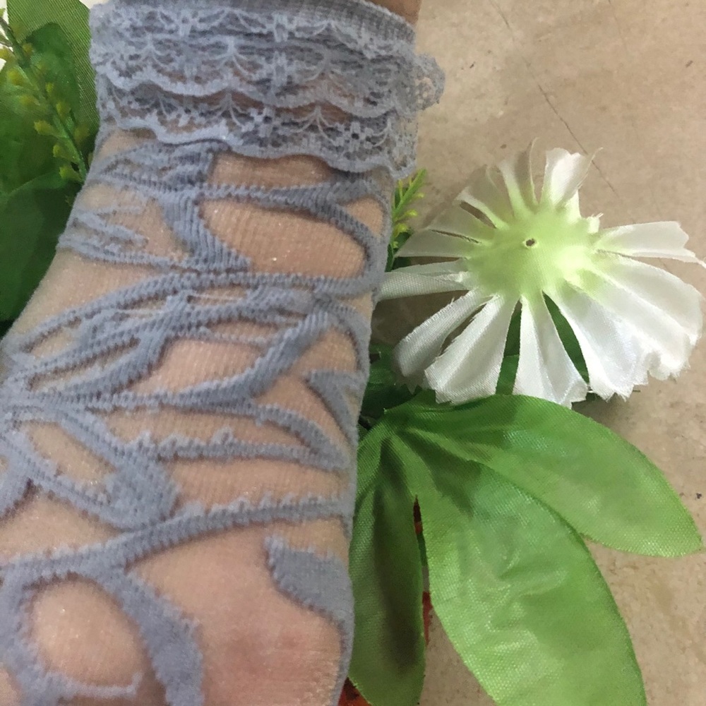 Fancy gray socks - Picture 6 of 9